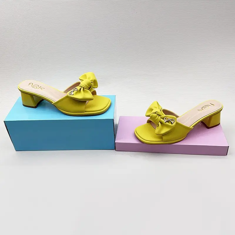 Cross-Border High Heel Slippers Women Spring 2025