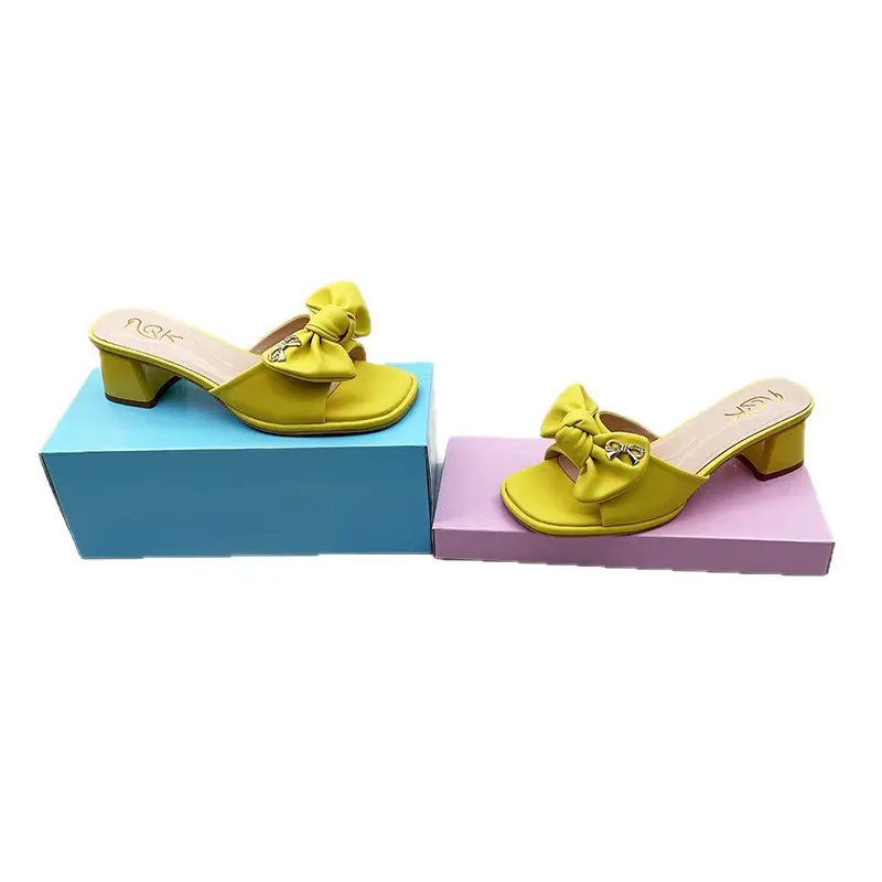 Cross-Border High Heel Slippers Women Spring 2025