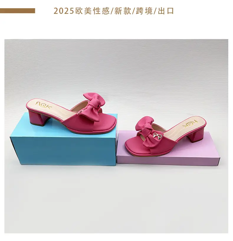 Cross-Border High Heel Slippers Women Spring 2025 — feature 6