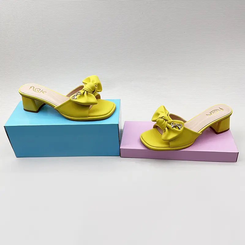 Cross-Border High Heel Slippers Women Spring 2025