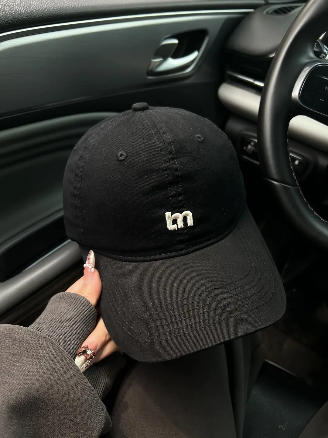 Women's Letter Embroidered Baseball Cap Mint Green Spring Summer