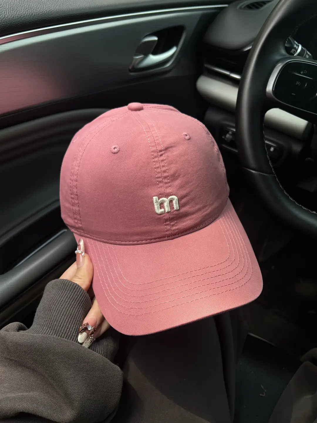Women's Letter Embroidered Baseball Cap Mint Green Spring Summer - Image 3