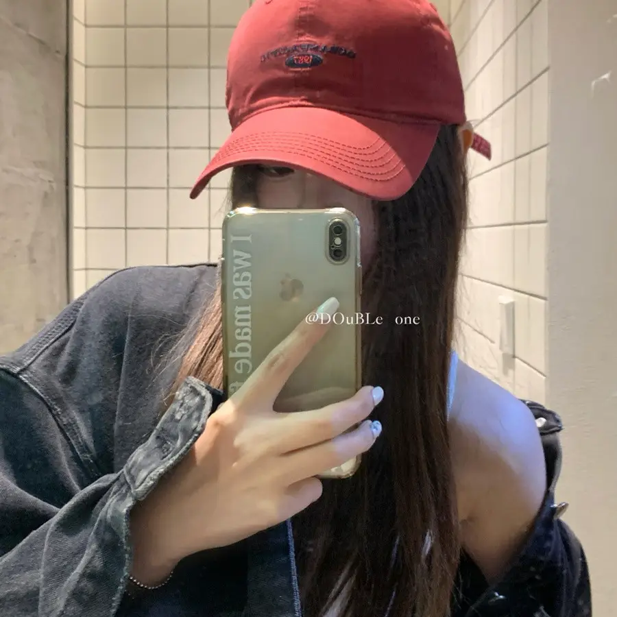 Purple Retro Korean Embroidered Cap for Women & Men - Image 10