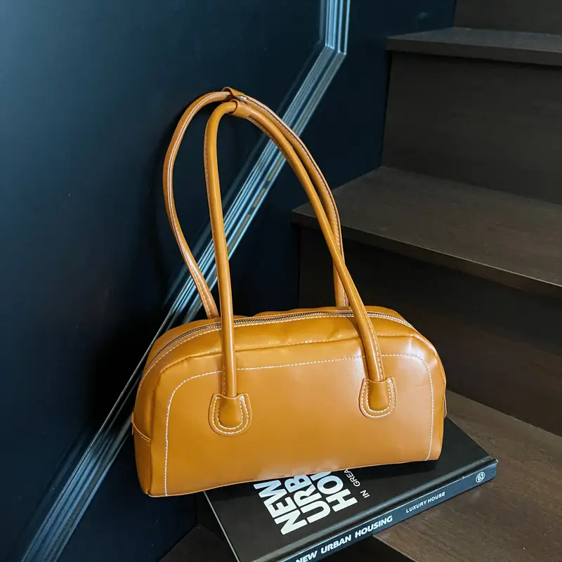 Tiffany Style Patent Leather Bowling Bag for Women - Image 3