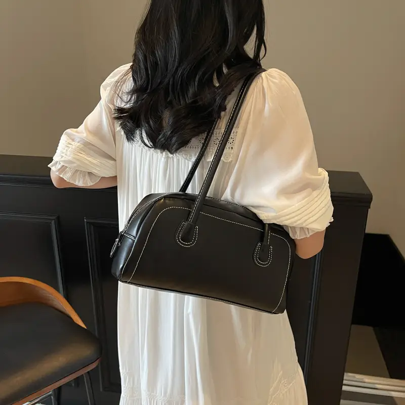 Tiffany Style Patent Leather Bowling Bag for Women - Image 6