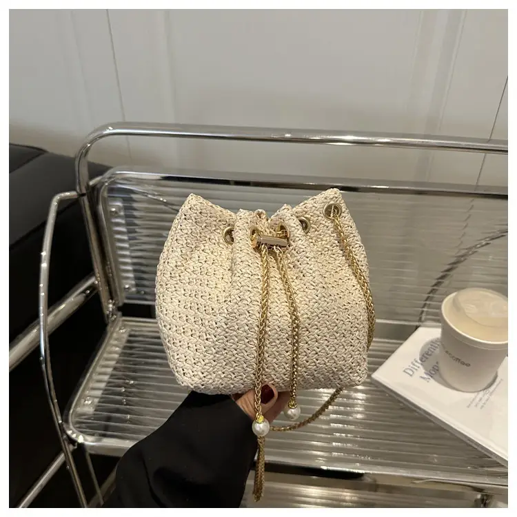 2025 Summer Woven Bucket Bag Women Crossbody — feature 16
