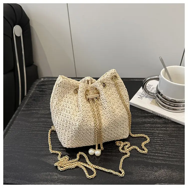 2025 Summer Woven Bucket Bag Women Crossbody — feature 19
