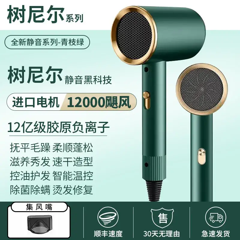 Portable Hair Dryer with Strong Wind & Negative Ion Technology - Image 3
