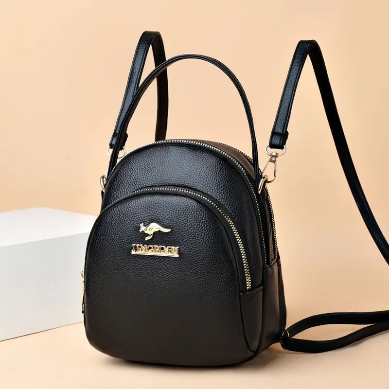 Women's Western Style Shoulder Bag with Gold Plated Zipper - Image 5