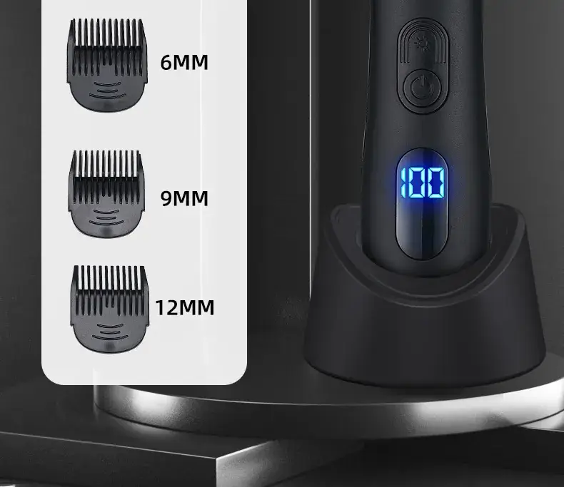 Digital Self-Sharpening Men's Clipper with 4 Blades — feature 26