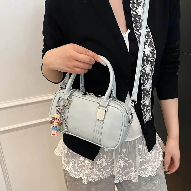 Women Pink Korean Style Shoulder Bag 2025 - Image 7