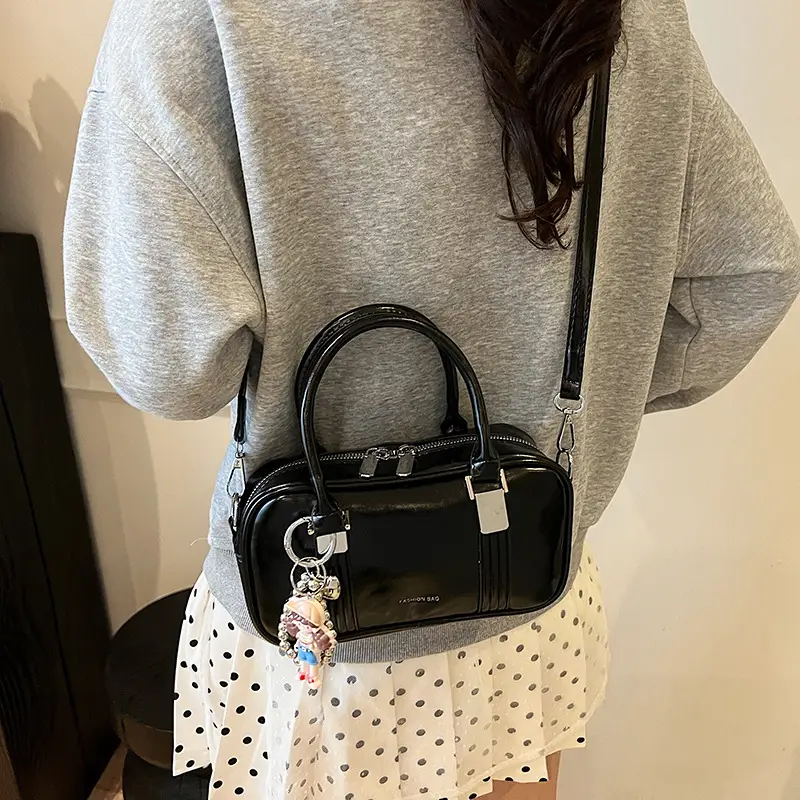 Women Pink Korean Style Shoulder Bag 2025 - Image 8
