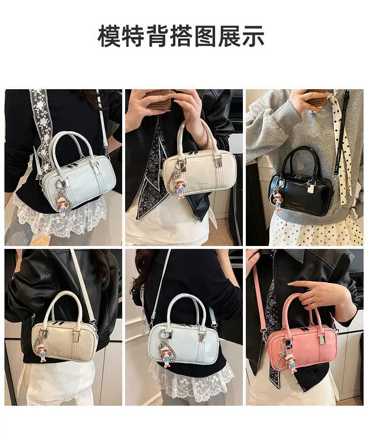 Women Pink Korean Style Shoulder Bag 2025 — feature 10