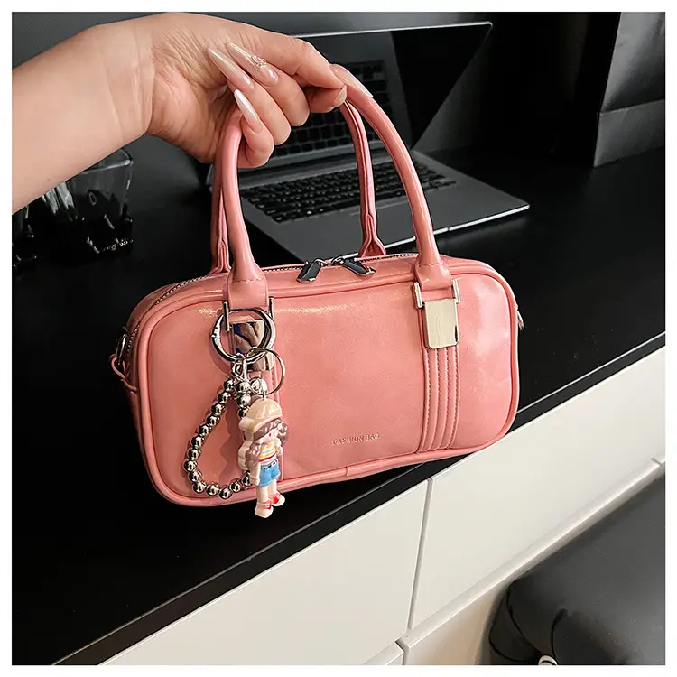 Women Pink Korean Style Shoulder Bag 2025 — feature 11