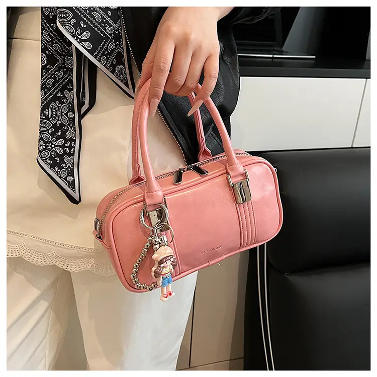 Women Pink Korean Style Shoulder Bag 2025 — feature 12