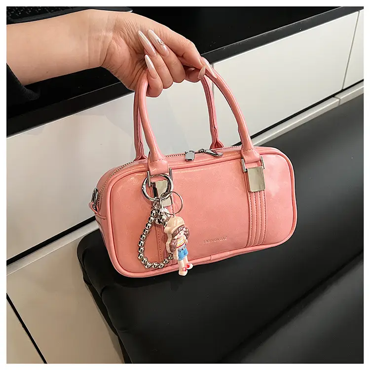 Women Pink Korean Style Shoulder Bag 2025 — feature 13