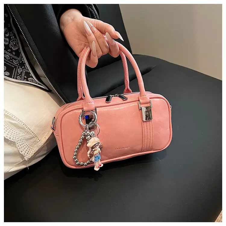 Women Pink Korean Style Shoulder Bag 2025 — feature 14