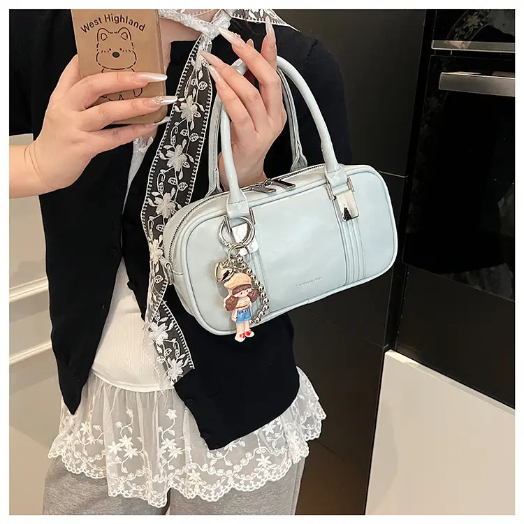 Women Pink Korean Style Shoulder Bag 2025 — feature 21