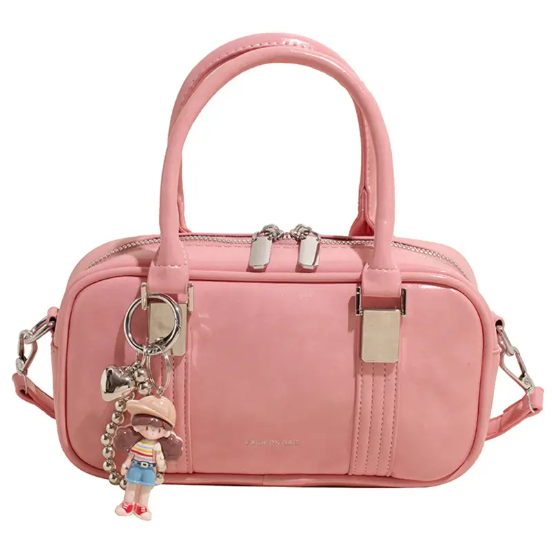 Women Pink Korean Style Shoulder Bag 2025 - Image 4