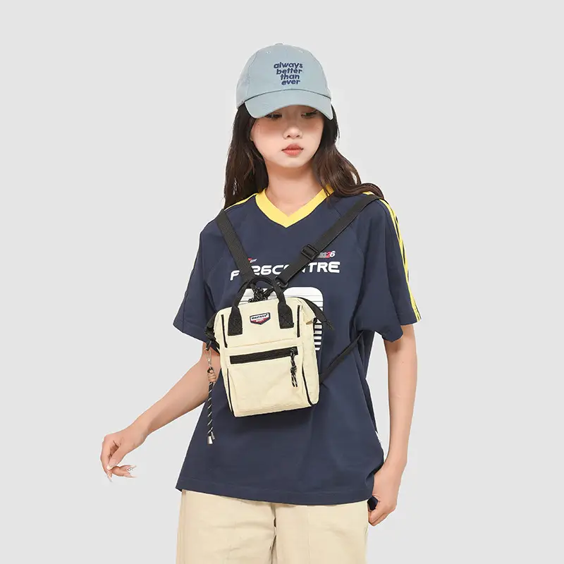 2025 Summer Lightweight Sports Crossbody Bag Black Yellow