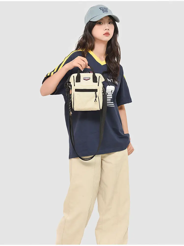 2025 Summer Lightweight Sports Crossbody Bag Black Yellow — feature 20