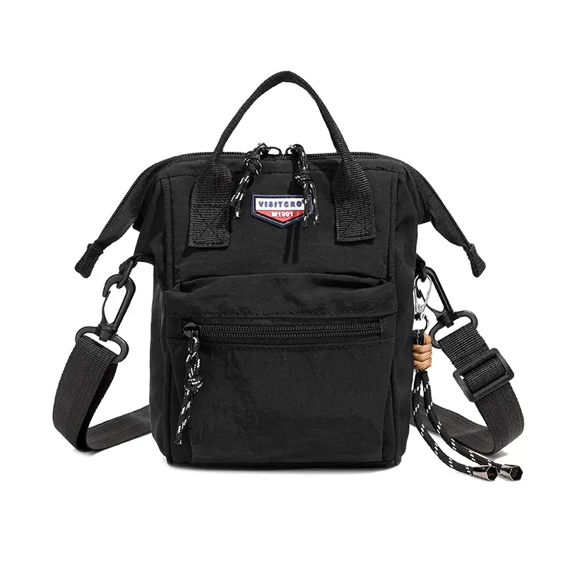 2025 Summer Lightweight Sports Crossbody Bag Black Yellow