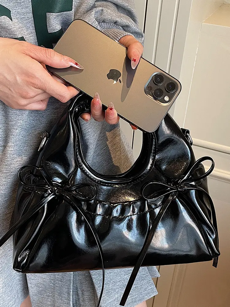 Pink Bow Shoulder Bag for Women 2025 - Image 8