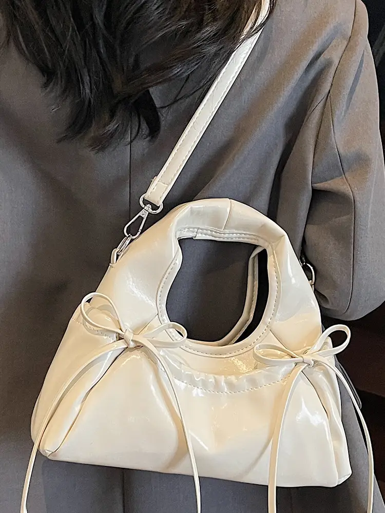 Pink Bow Shoulder Bag for Women 2025 - Image 9