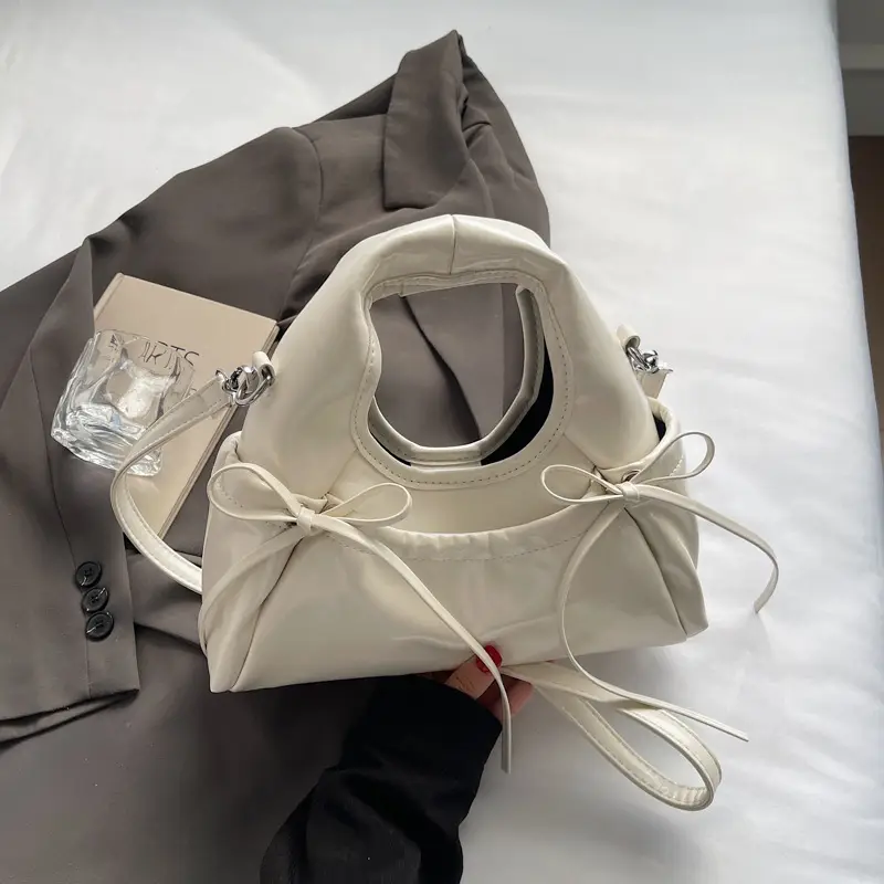 Pink Bow Shoulder Bag for Women 2025 - Image 2