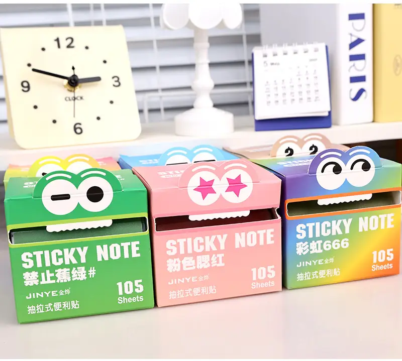 Gradient Pull-Out Dopamine Sticky Notes, Transparent Frosted Pearlescent Material, High-Looking Sticky Notes That Can Be Peeled Off Without Leaving Traces — feature 15