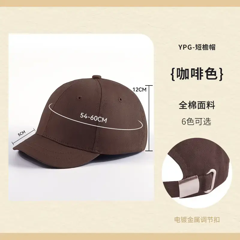 Pure Cotton Baseball Cap Navy Blue 15 Colors - Image 5