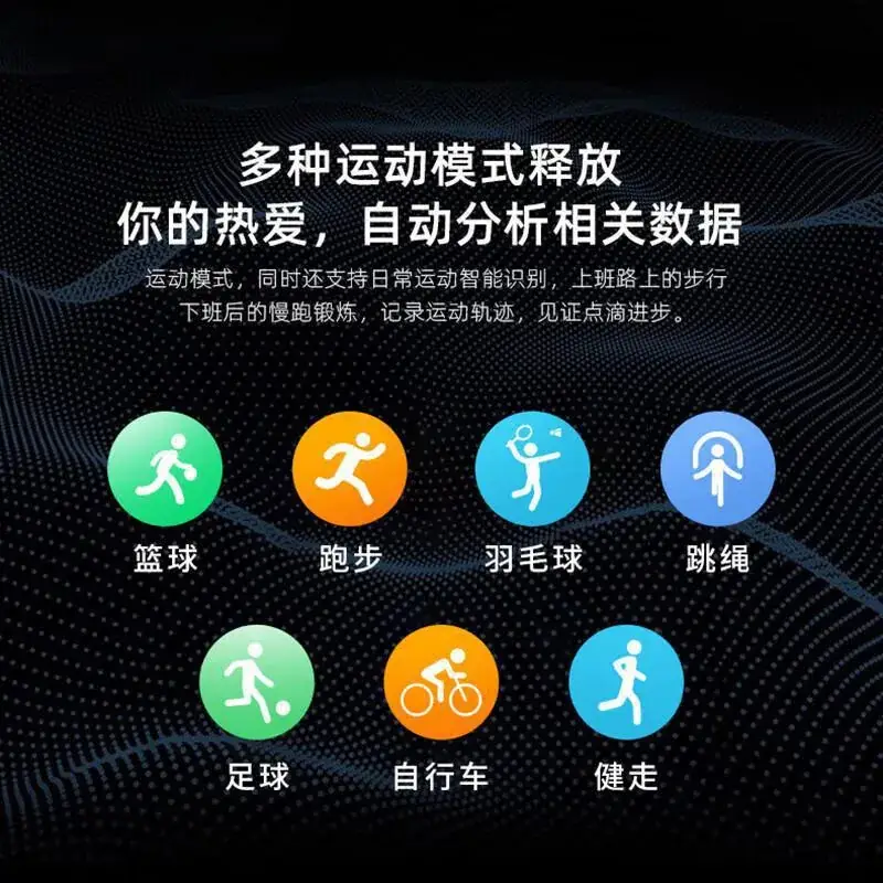 Black Smart Watch with Water Resistant Sports Function - Image 5