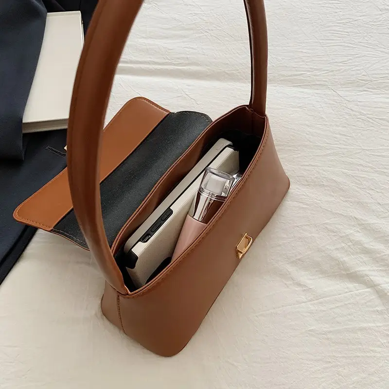 Black Leather Shoulder Bag for Women 2026 New Trend - Image 6