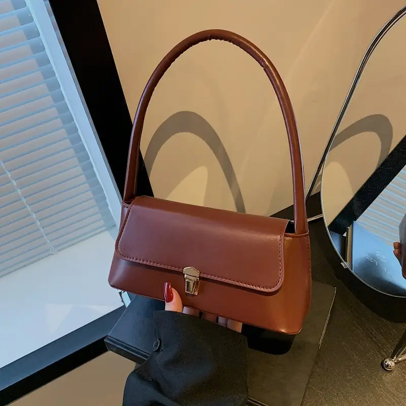 Black Leather Shoulder Bag for Women 2026 New Trend - Image 4