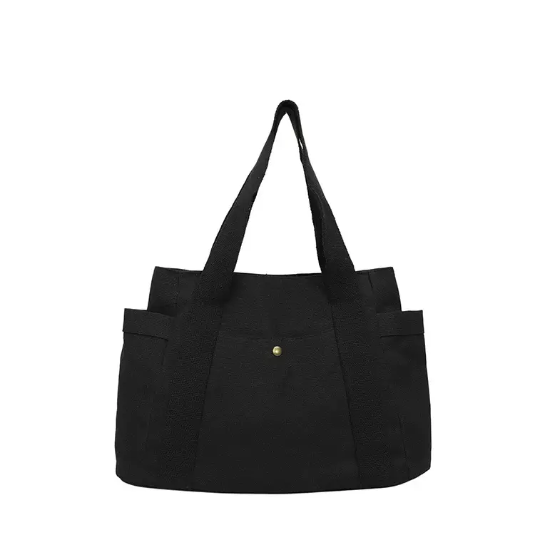 White Canvas Tote Bag for Office & Casual Use - Image 3