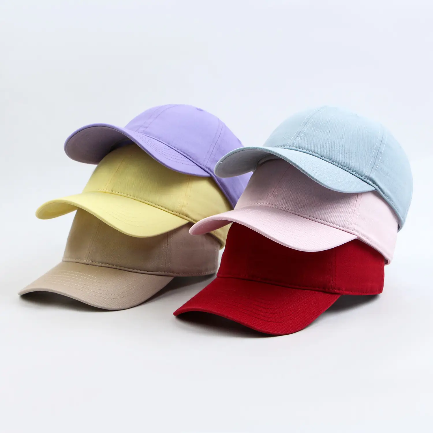 2025 Pink Pure Cotton K-Style Baseball Cap Women — feature 2