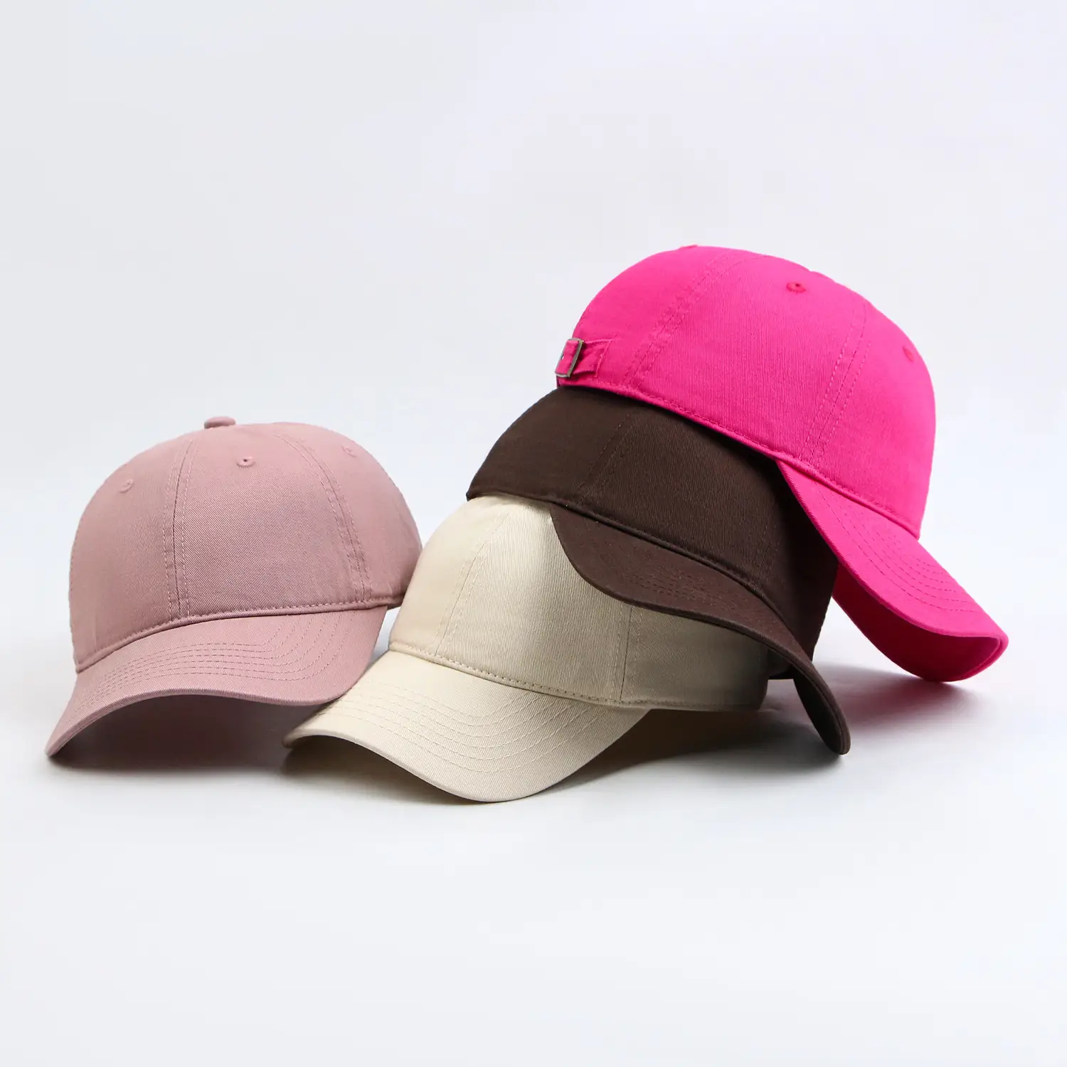 2025 Pink Pure Cotton K-Style Baseball Cap Women — feature 4