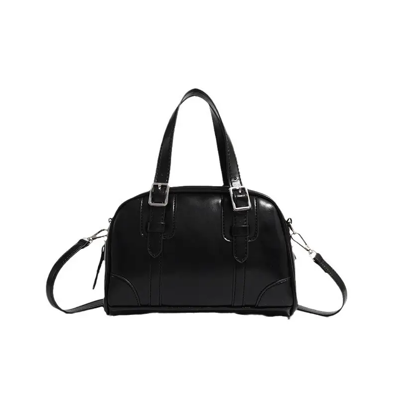 2025 Korean Retro Handbag Brown Leather Crossbody - Image 8