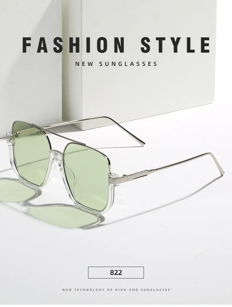 Korean Style UV400 Sunglasses Black Brown β feature 2