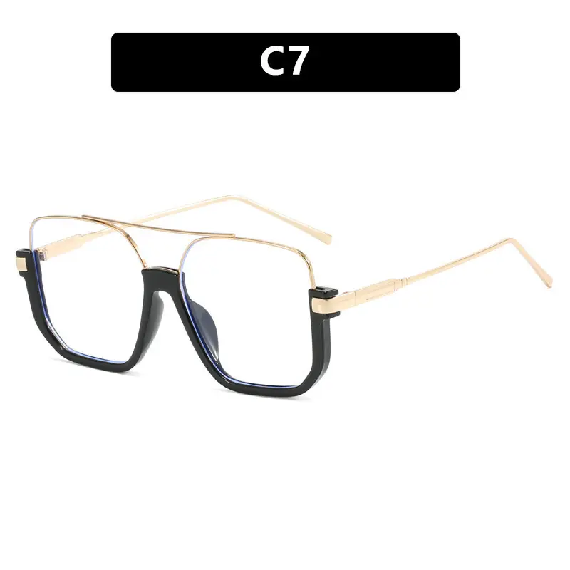 Korean Style UV400 Sunglasses Black Brown - Image 7