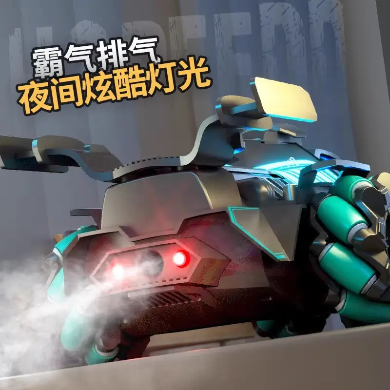 Cross-Border F1 Formula Remote Control Stunt Racing Four-Wheel Drive Light Spray Gesture Sensor Kidsren's Stunt Drift Toy Car