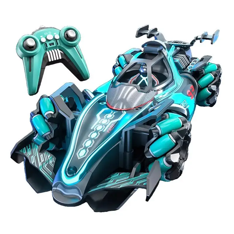 Cross-Border F1 Formula Remote Control Stunt Racing Four-Wheel Drive Light Spray Gesture Sensor Kidsren's Stunt Drift Toy Car