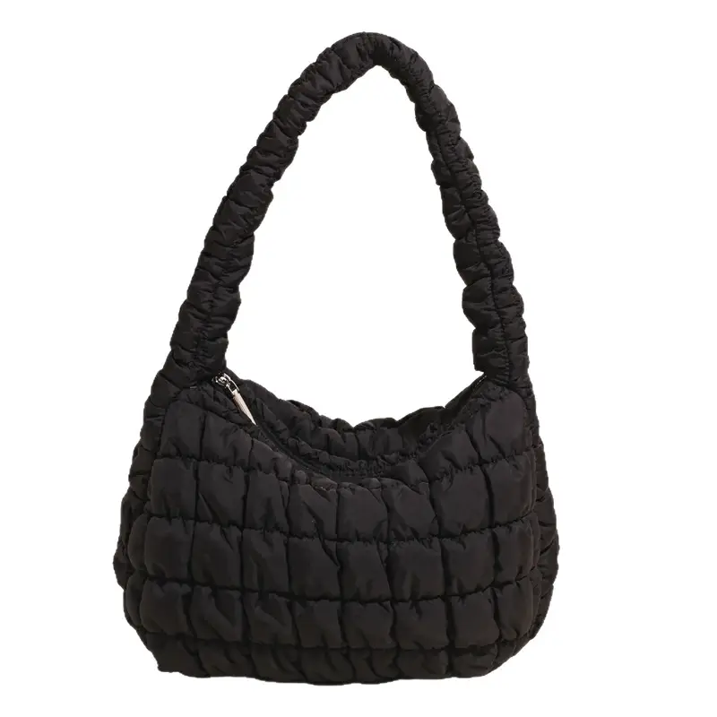 Pink Rhombus Quilted Handbag for Women - Image 9