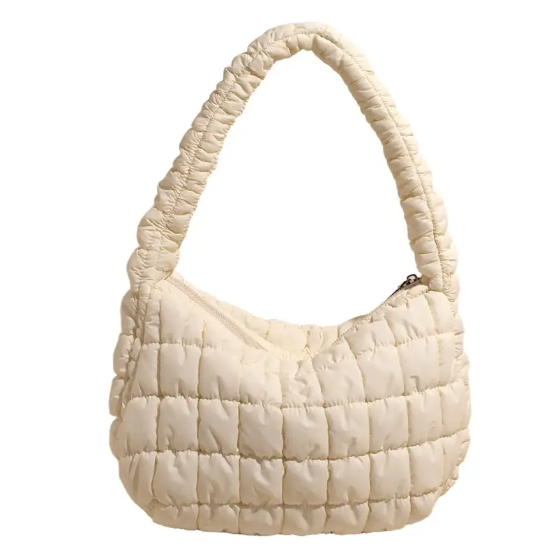 Pink Rhombus Quilted Handbag for Women - Image 2