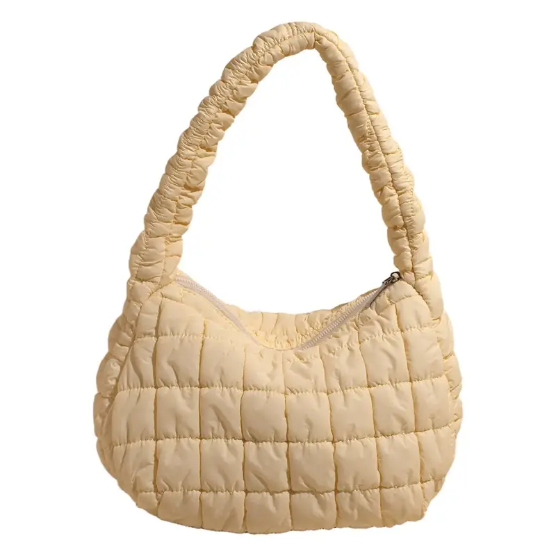 Pink Rhombus Quilted Handbag for Women - Image 4