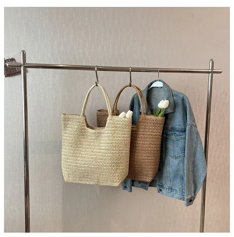 New Summer Straw Shoulder Bag Large Capacity Women — feature 10