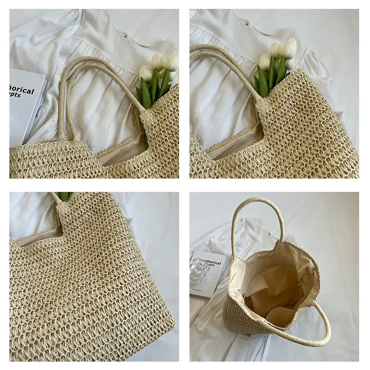 New Summer Straw Shoulder Bag Large Capacity Women — feature 13