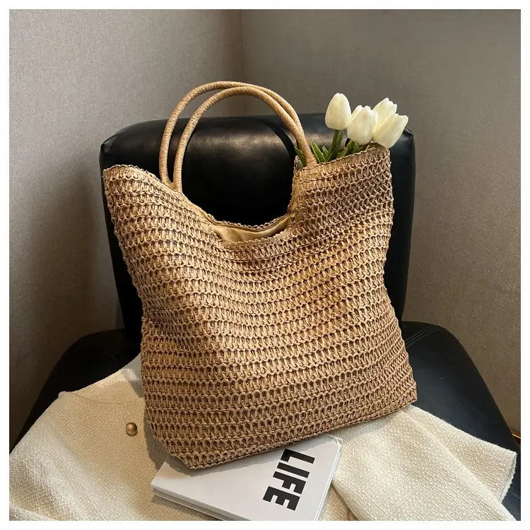 New Summer Straw Shoulder Bag Large Capacity Women — feature 15