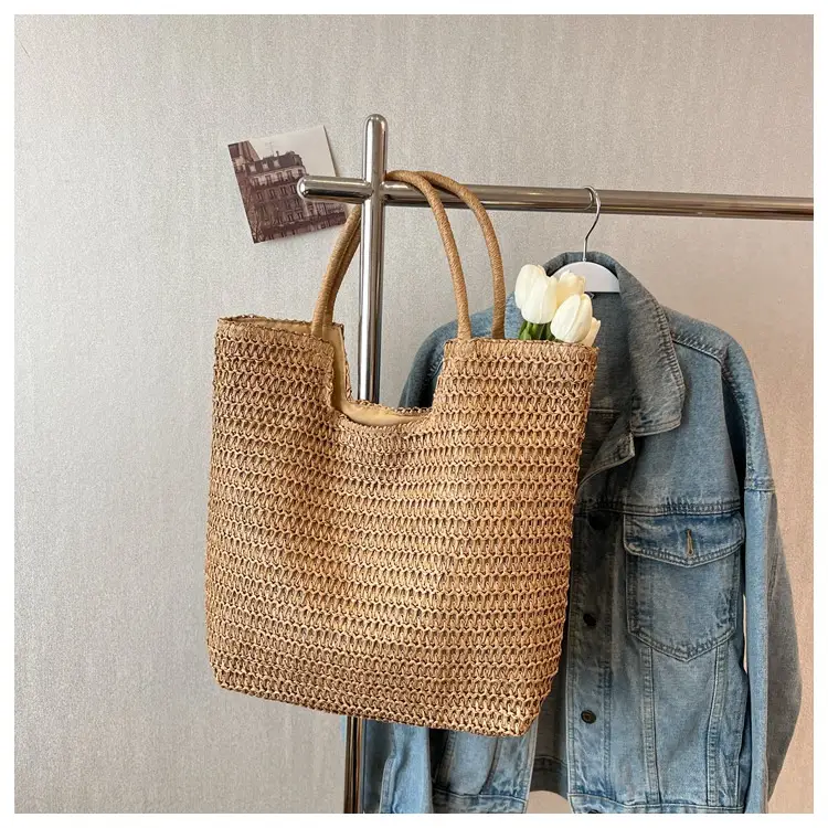 New Summer Straw Shoulder Bag Large Capacity Women — feature 19