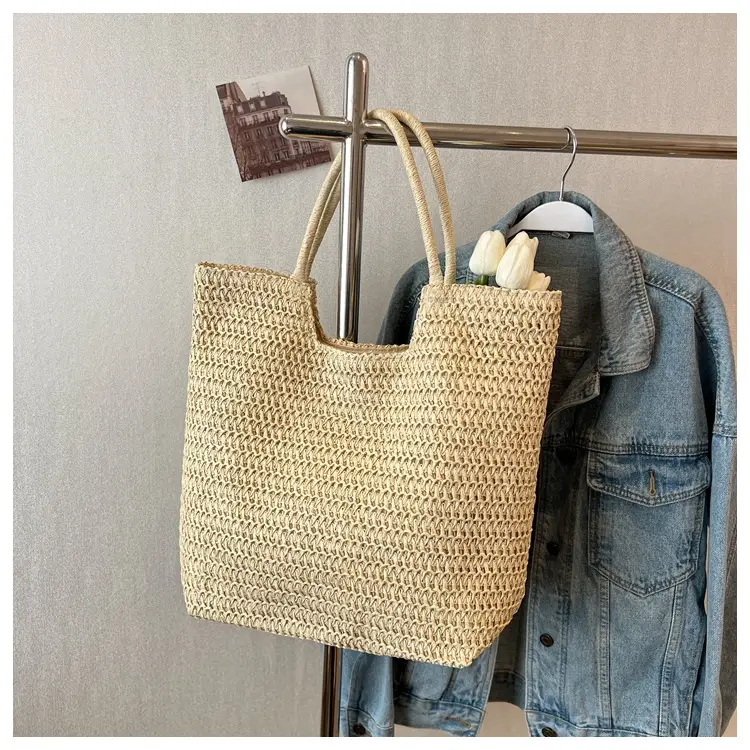 New Summer Straw Shoulder Bag Large Capacity Women — feature 21